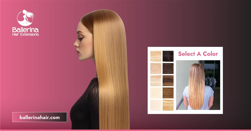 Hair Extension Color Matching